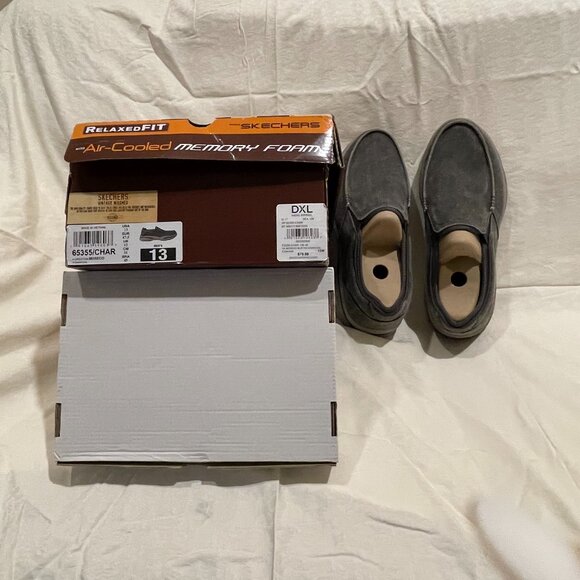 Mens' Skechers Memory Foam Slip in Shoes - Picture 1 of 3
